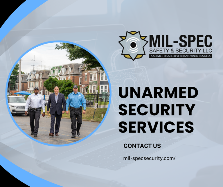 Unarmed Security Services at Mil Spec Safety & Security - Mil-Spec Security