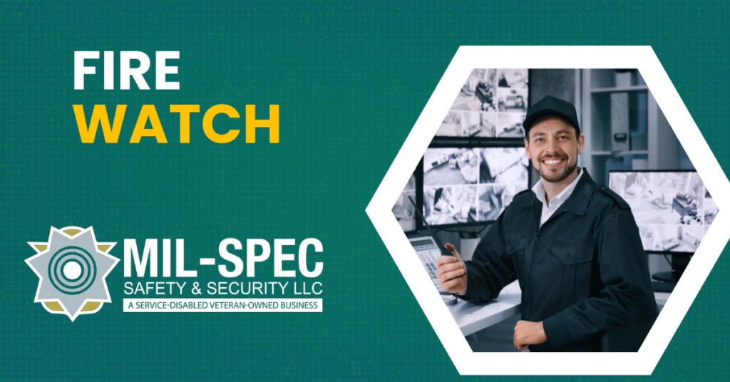 Fire watch professionals inspecting a facility for safety