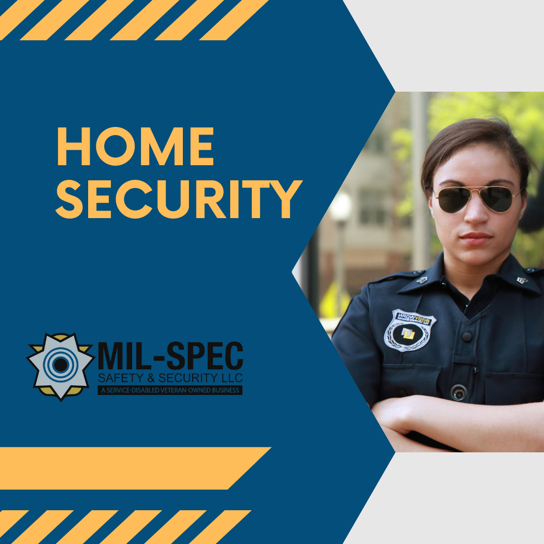 Mil-Spec Safety and Security LLC logo with a secure home symbol. Your trusted partner for easy and effective home security solutions.